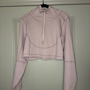 Lulu lemon crop half zip